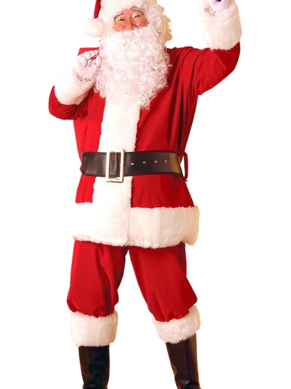Rubie's Red and White Plush Santa Hat